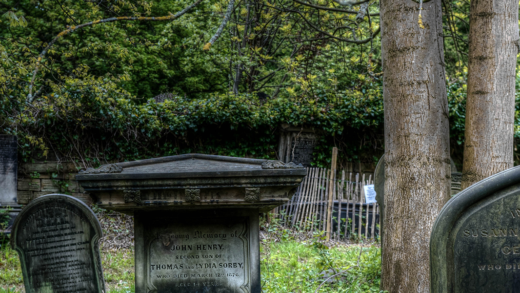 Cemetery of the forgotten [UK]
